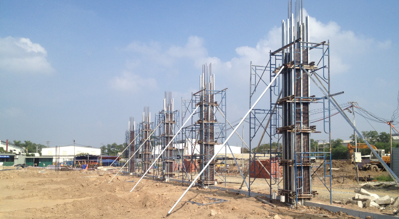 ĐẨY NHANH TIẾN ĐỘ THI CÔNG DỰ ÁN NIDEC SANKYO