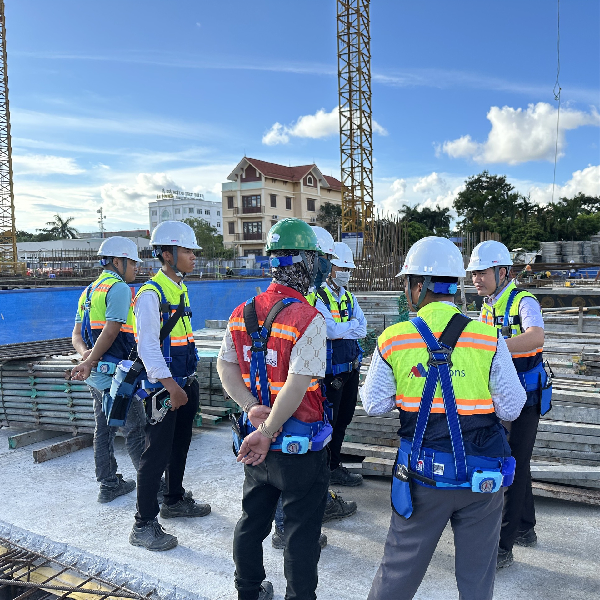 ACCONS KIỂM SOÁT CHẶT CHẼ AN TOÀN LAO ĐỘNG TẠI GEM PARK HẢI PHÒNG