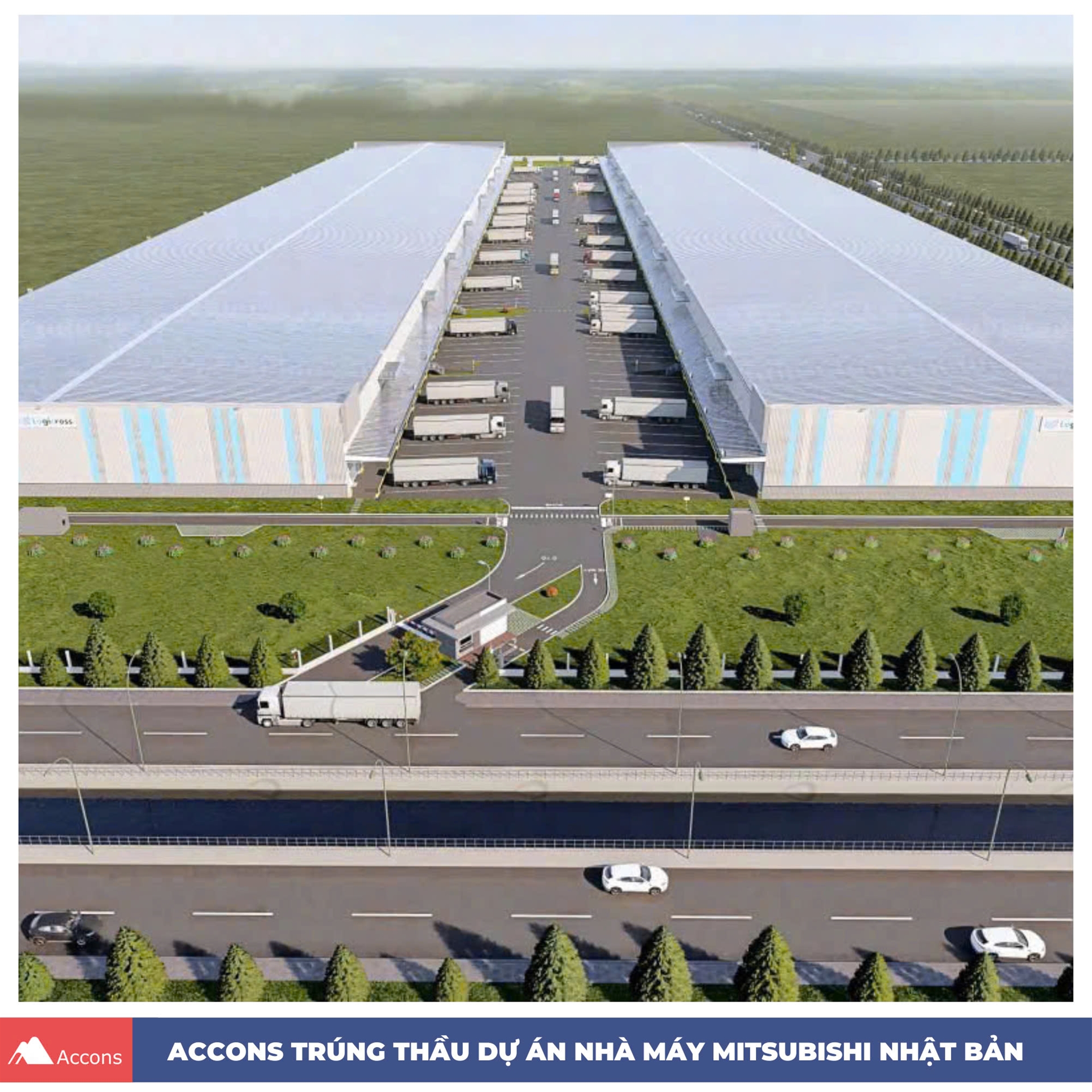 ACCONS TRÚNG THẦU DỰ ÁN NHÀ XƯỞNG NHẬT BẢN