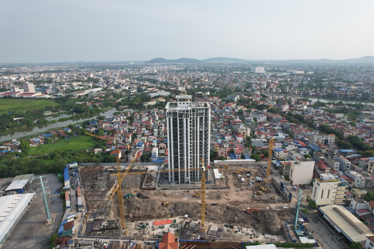 BAN CHỈ HUY ACCONS HOÀN THÀNH ĐỔ BÊ TÔNG SÀN HẦM B1 ĐẦU TIÊN TẠI DỰ ÁN GEM PARK HẢI PHÒNG